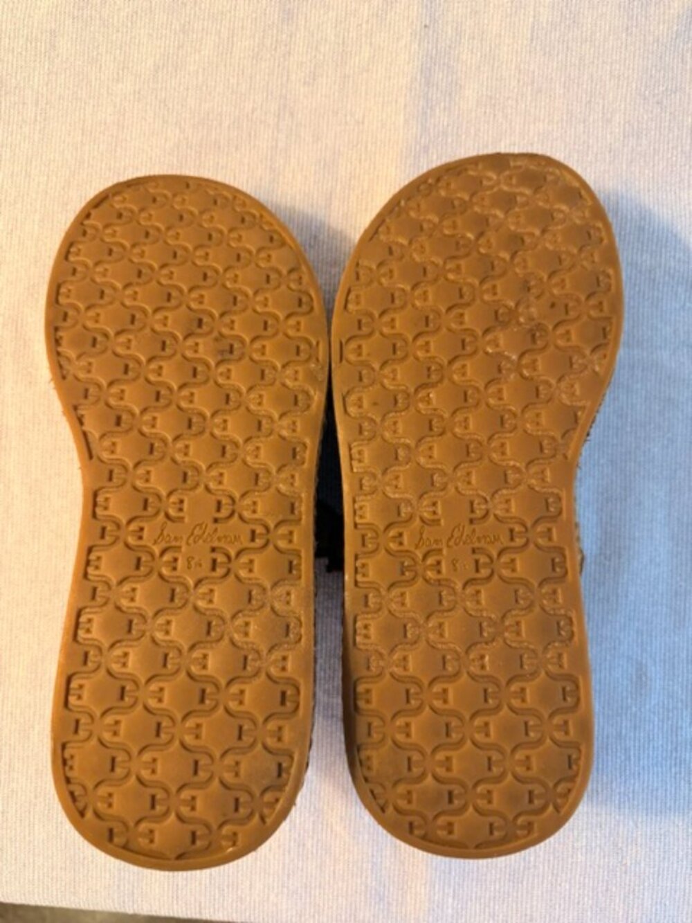 Sam Edelman Nerissa Woven Platform Buckle Sandals Size 8.5M - Picture 4 of 4